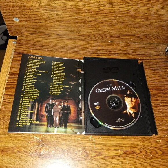 Green Mile (DVD, 1999, Warner Bros, Snapcase) Tom Hanks David Morse Bonnie Hunt - Picture 2 of 3